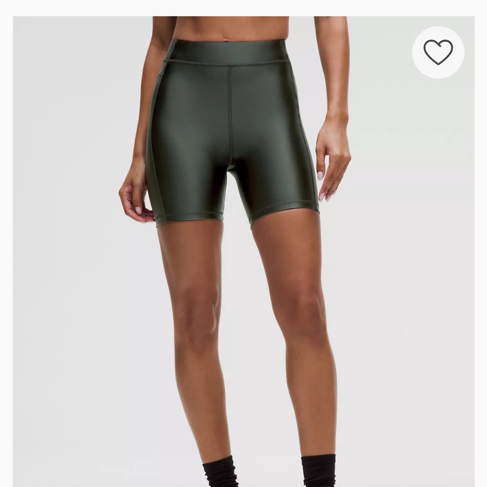 Black Lululemons Women's High-Waisted Shorts NWOT